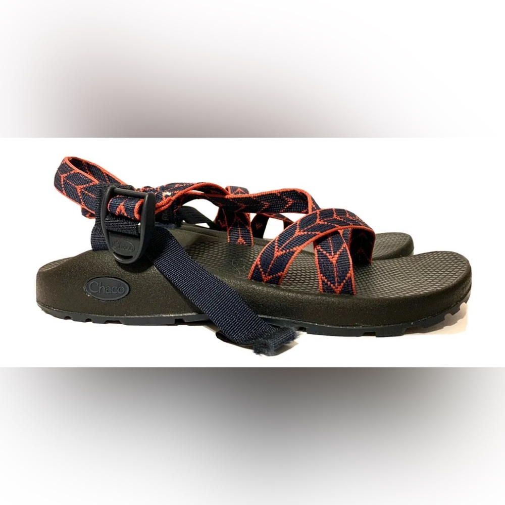 Chaco Z1 Classic Women’s Size 11 Blue Red Sport Hiking Sandals Clean - Picture 4 of 6